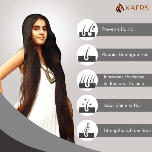 Image of Kaers Kalonji Hair Care Combo | Black Seed & Henna Shampoo | Black Seed, Henna & Costus Root Hair Oil | Nourishment of Hair | Paraben Free, SLES Free, Dioxane Free, Mineral Oil Free | 400ml + 200ml Value Pack