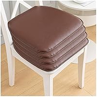 レザーチェアパッドクッション 本革 4枚セット Amazon.co.jp: レザーチェアクッション 1/2/4馬蹄シート