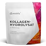 edubily nutrition® Kollagen Pulver (750 g) • Aus Weidehaltung • Premium Collagen Hydrolysat mit Vitamin C, Kupfer, Mangan, Kieselsäure & Zink • Im Klettverschlussbeutel (Ohne Geschmack)