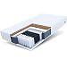 Colchón FDM Home MAX 120 x 200 cm, núcleo de muelles ensacados, Altura 24 cm, firmeza H3, H4, 7 Zonas de Descanso, Öko-Tex, Lavable, Revestimiento de Fibra de Coco