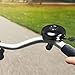 Aosekaa 6X Bell Bike Bell Classic Bike Small Bell Night Biking Loud Sound Bells Handlebars Mount Bell for Men Women Adults Kids