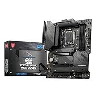 MSI MAG Z690 Tomahawk WiFi DDR4 Gaming Motherboard, ATX – Supports Intel Core 12th Gen Processors, LGA 1700-16 Duet Rail VRM 70A, Memory Boost 5200MHz/OC, 1 x PCIe 5.0 x16, 3 x M.2 Gen4, Wi-Fi 6