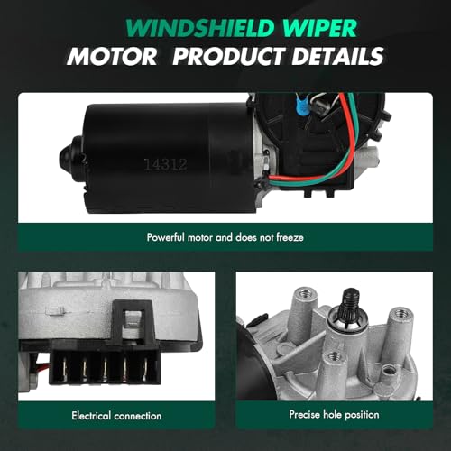 Image of SCITOO Front Windshield Wiper Motor Replacement for 1992-1994 for for 100,2000-2003 for Mercedes-Benz for ML55 AMG Wiper Motor 1638204342 5 Pins