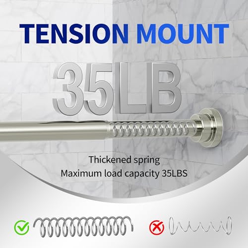 image for Mcrbeay Shower Curtain Rod, 1