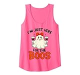 Photo Gallery sono qui solo per the boos women halloween ghost drinker canotta Photo Gallery sono qui solo per the boos women halloween ghost drinker canotta