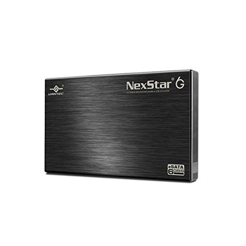 Vantec 2.5" Sata 6Gb/S To Usb 3.0/Esata Hdd Enclosure, Black Color (Nst-266Su3-Bk) #TOP1
