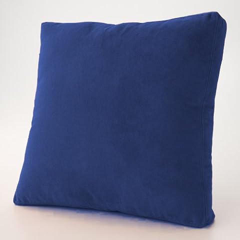 MoonRest - Faux Suede Microfiber Decorative Pillow (16"x16", Navy) Cover