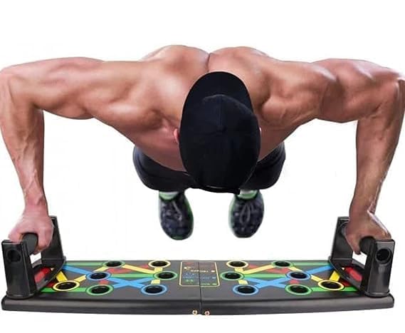 Image of SKYCELL Push Up Board: Versatile Push Up Stand for Chest Workout & Home Gym Exercise Pushup Stand, Ideal Home Gym Equipment for Strength Training and Fitness, Durable and Ergonomic
