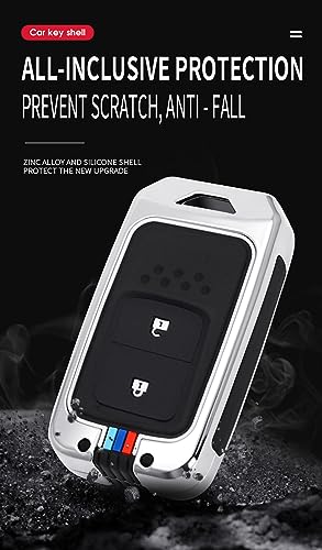Coque de clé à distance 6 boutons noir boîtier télécommande de remplacement auto - 5