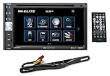 Audiosavings Bundle:(1) Boss Audio BV765B 6.5' In-Dash Car Monitor DVD Receiver w/Bluetooth AM/FM Radio Bundle With (1) Rockville RBC5B Black Metal Car License Plate Camera+Night Vision+Distance Lines