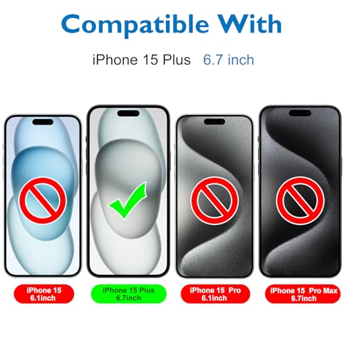 Mothca Matte Screen Protector for iPhone 16 Plus/ 15 Plus, 9H Tempered Glass Matte Anti-Glare & Anti-Fingerprint - Image 2