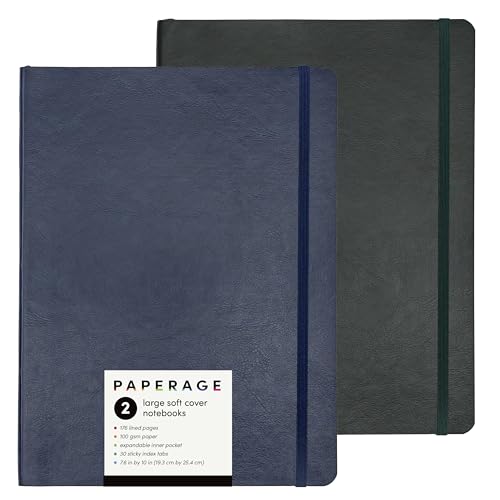Carnet de notes ligné anti-transparence avec papier épais 100g B5