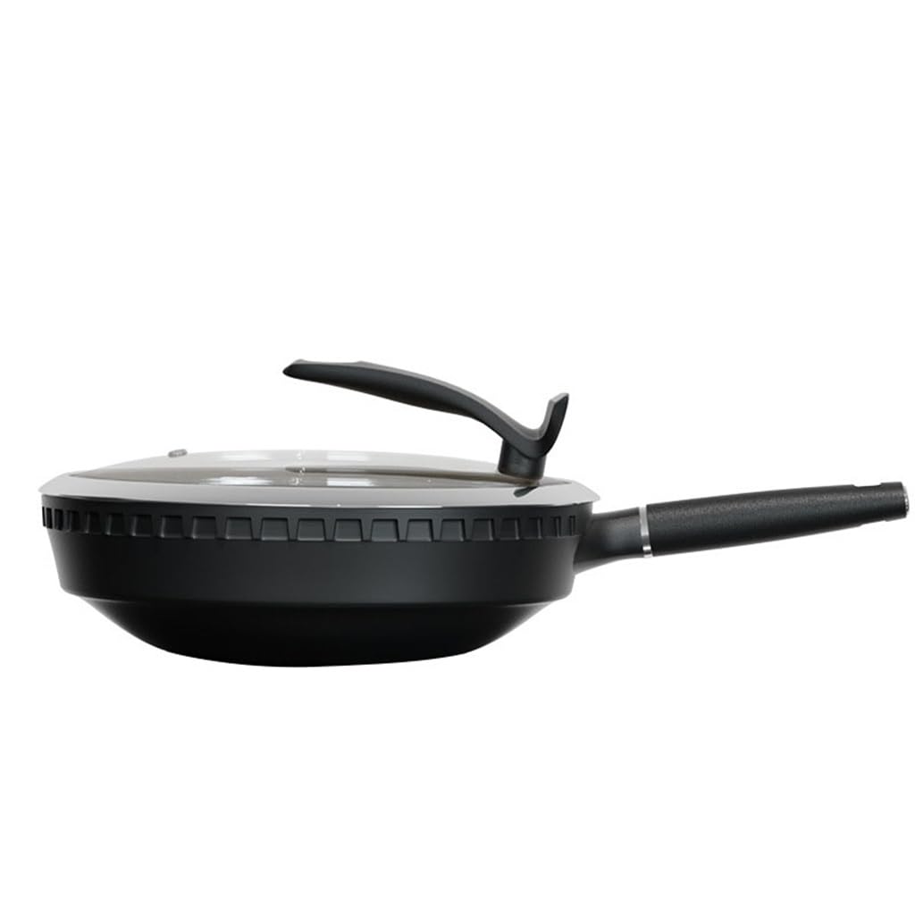 Poêle wok antiadhésive résistante à l'usure pour cuisson induction saine