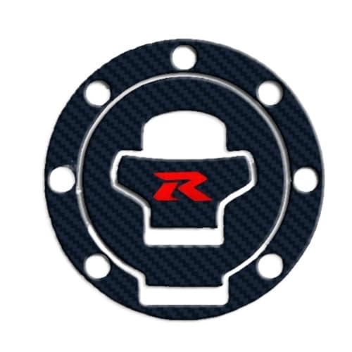 Autocollant réservoir moto anti-rayures bouchon essence carbone pour GSXR