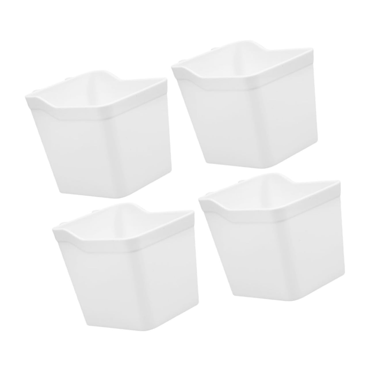 OFFSCH 4pcs Pegboard Cup Holders Wall Storage Cup Craft Room Organizer Hanging Cups Abs Quick Install