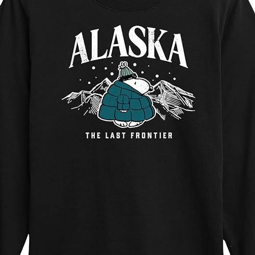 HYBRID APPAREL - Peanuts - Alaska Last Frontier - Toddler and Youth Long Sleeve Graphic T-Shirt3