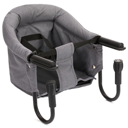 Fillikid Babyworld Tischsitz | Faltbarer Babysitz | Stuhlsitz mit klappbarer Schraubfixierung | Boostersitz mit Anti-Rutsch-Klemmen und Tragetasche | Babysitz für dicke Tischplatten | Tischstuhl