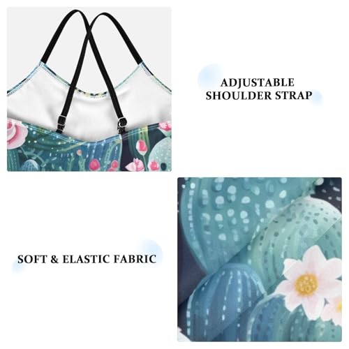 Cactus Flowers Floral Girls One Piece Swimsuit Beach Swimwear 208494023