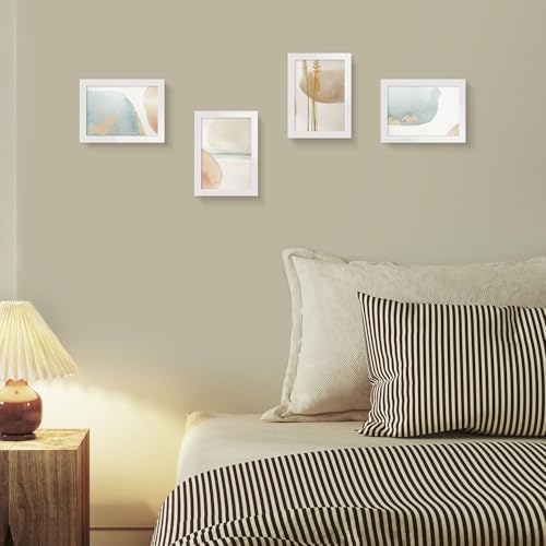 Image of LaVie Home 5x7 Picture Frames Set of 12,Frame for 5x7 Pictures,Photo Frames for Wall Mounting or Table Top Display,White