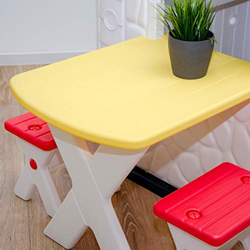 LittleTom Maison de Jeux avec Table pour Enfants - 1 an - Cabane de Jardin - Extérieur et Intérieur LittleTom Maison de Jeux avec Table pour Enfants - 1 an - Cabane de Jardin - Extérieur et Intérieur