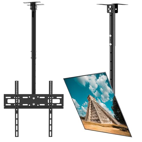 Reviews de Soportes de pared y techo para TV disponible en línea para comprar. 42 MORNWELL Soporte de TV Techo,Soporte Ajustable de TV/Monitor de Pantalla de 26 a 65 Pulgadas Máx 30KG,Soporte TV Techo de Inclinable y Giratorio,Ajuste Telescópico de Altura,Máx...