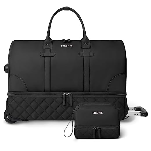 How much is luggage on ryan air europe ETRONIK 21 Inch Rolling Duffle Bag