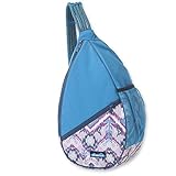 KAVU Paxton Pack Rope Sling Crossbody Bag - Purple Ikat