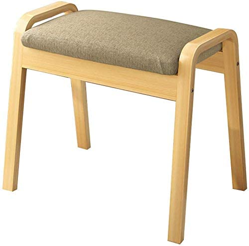 Canapé tabouret minimaliste en tissu capitonné au design contemporain