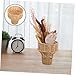 AUTSUPPL Elegant Imitation Rattan Flower Basket for Weddings and Home Decor Unique Faux Wicker Bouquet Holder for Valentine Day Candy Storage Container Heartfelt Present for All Occasions