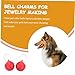 JOINPAYA 6pcs Cat and Dog Collar Bells Adorable Pet Charm Accessories for Daily Use Easy to Install Tracker for Pets Enhances Look with Cute Shapes Indoor Positioning Bell