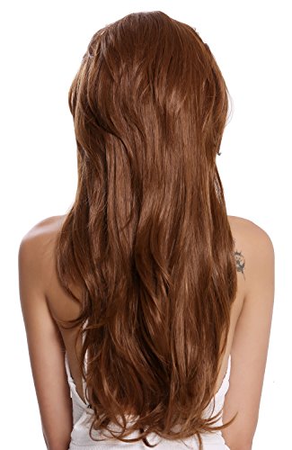 WIG ME UP - AL-835-LF-27SP30 Quality women's wig lady lace front long copper-brown reddish blonde mix 27,5 inches - Image 4