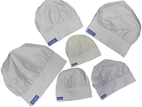 Miniatura 6 de Chefskin M White Kid Kids Chef Set (Apron+sombrero) Lite Tela Se adapta a 8-12
