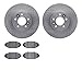 Dynamic Friction Company Front Brake Rotors with 5000 Advanced Brake Pads 6502-56085