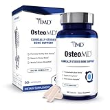 1MD OsteoMD for Comprehensive Bone Support | with Calcium Hydroxyapatite, Vitamin D3 & K2 | 90 Capsules