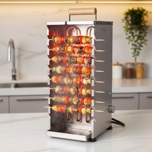 Churrasqueira Elétrica Portátil para 10 Espetinhos 110V Titan