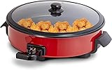 14-Inch Family Nonstick Electric Skillet - for Pizza, Burgers, Cookies, Fajitas, Breakfast & More (5Qt.)