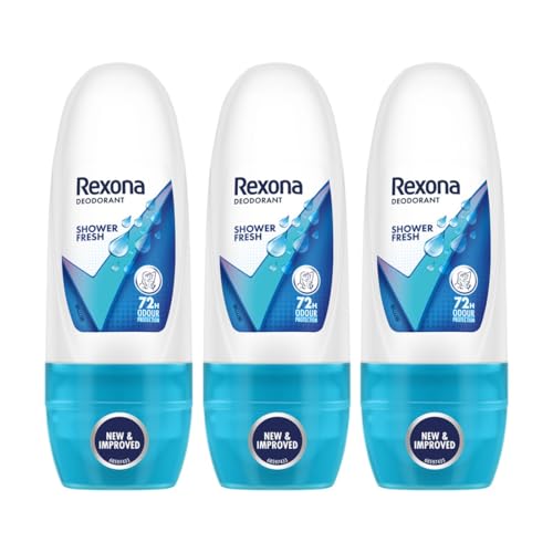 Rexona Shower Fresh Underarm Roll-On Deodorant for Women | 72 Hou...