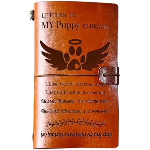 BeauGift Dog Memorial Gifts for Loss of Dog, Pet Memorial Gifts for Dogs, Cats, Loss of Dog Sympathy Gift, 140 pages Refillable Journal for Memorial Pet, Bereavement Gifts for The Loss of Pet Cover