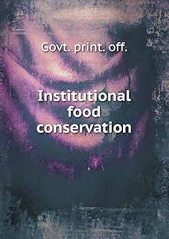 Paperback Institutional food conservation Book