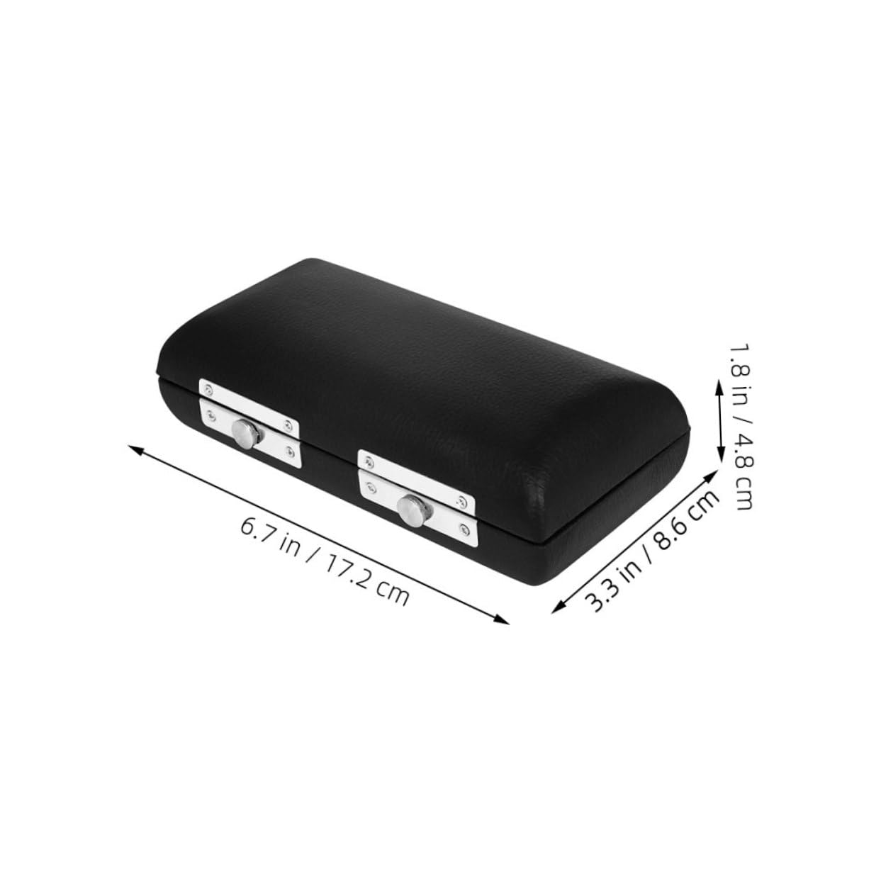 Hemoton Concise Flute Mouthpiece Box for Beginners Portable Flute Head Storage Case Leather Material