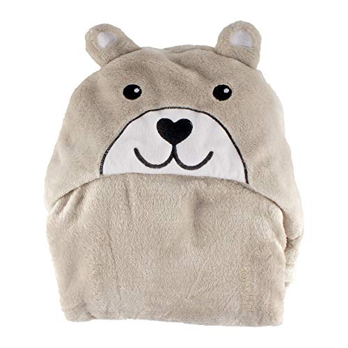 Image of BambooMN Super Soft Hooded Baby Bath Animal Towels - Cute Nursery Essentials Ages Newborn to Toddler - For Girls /Boys