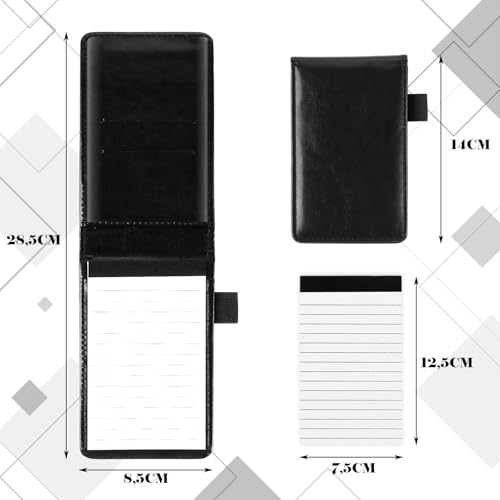 Carnet de notes rechargeable en cuir synthétique CYEER fini soigné - 2