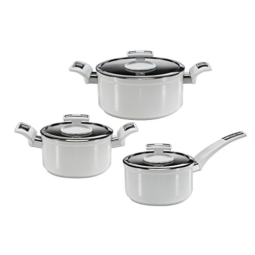 BEEM Germany Nobilis Premium de Utensilios de Cocina, 6 Teilig con Revestimiento de Color champán, Vanilla-Crema