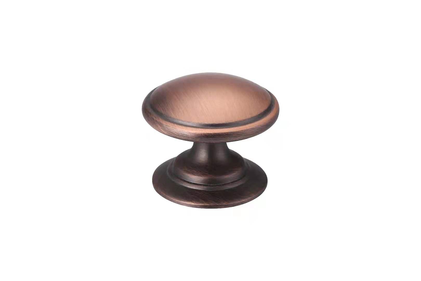 antique copper 1-3/8 in (35mm) cabinet knobs product photo