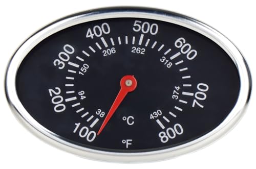 Grill Thermometer Replacement for Nexgrill 720-0830H 720-0830D 720-0888 720-0679 Replacement Parts, Brinkmann 810-1455-S 810-3821-S, Members Mark 720-0586A Kenmore 122.16431010 Replacement Thermometer