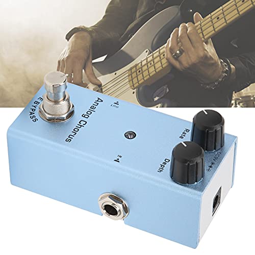 Effet de chœur analogique, coque en métal, son doux, lumières LED, effet de guitare True Bypass avec pédale pour les concerts(Chorus analogique ZP-07) - Les Beatles, Paul McCartney, John Lennon, RIngo Starr, George Harrison Effet de chœur analogique, coque en métal, son doux, lumières LED, effet de guitare True Bypass avec pédale pour les concerts(Chorus analogique ZP-07) – Image 7