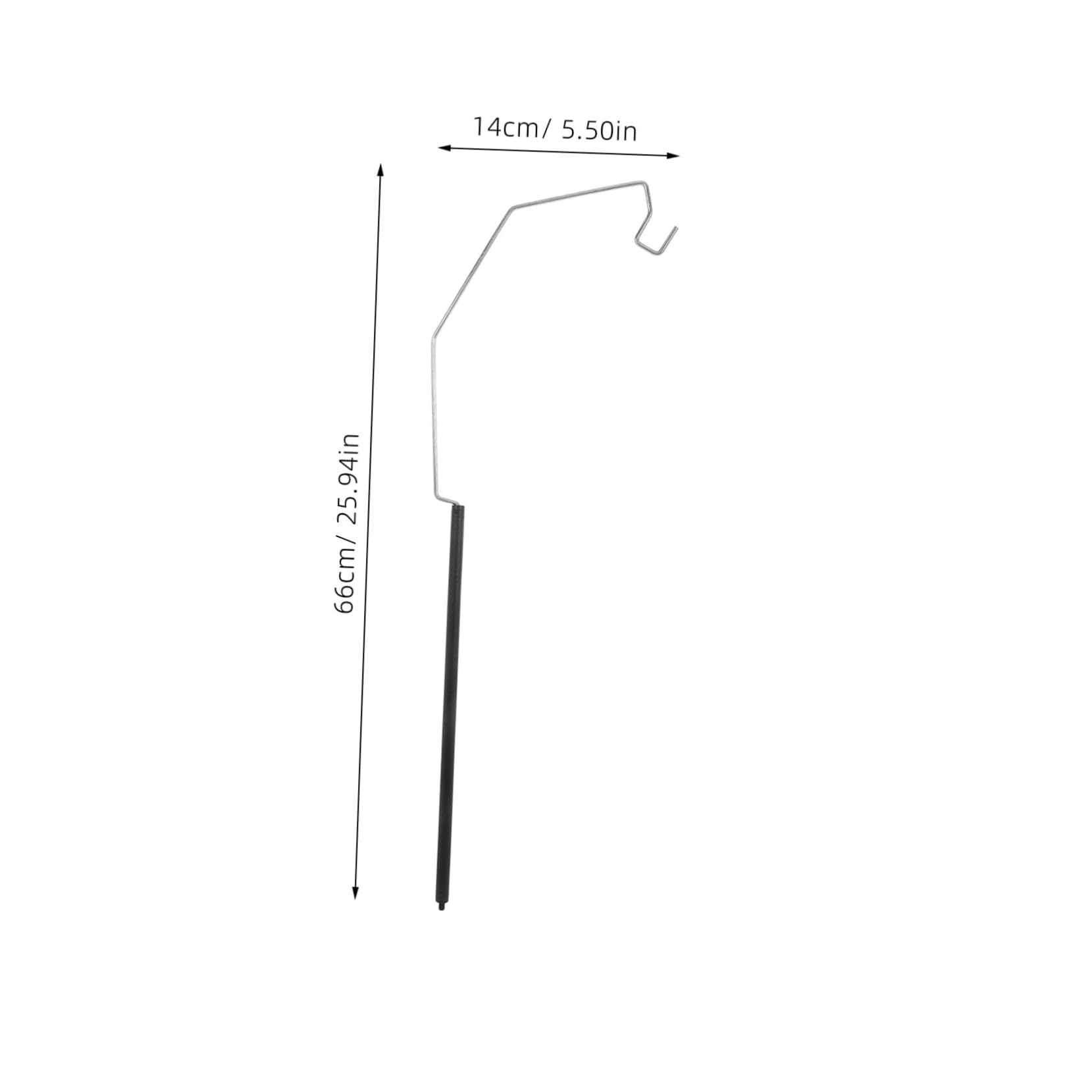 LIOOBO Portable Light Pole for Camping Table Detachable Aluminum Alloy Lantern Holder for Outdoor Activities Picnics and Camping Easy Assembly Durable Design Versatile Use