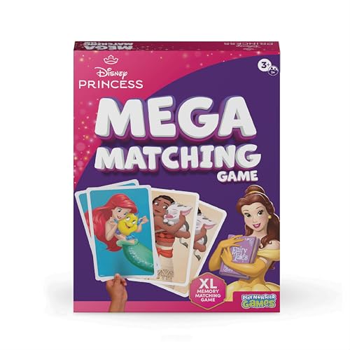 Image of Disney Princess Giant Matching Card Game, Memory Game, Jumbo Playing Cards | Disney Toys, Giant Card Games, Family Game Night, Travel Games, Playing Cards, Screen-Free, Travel Game, Holiday Game