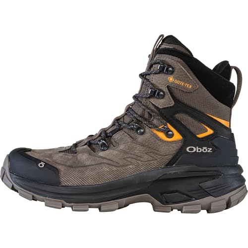 Oboz Men's Bridger Ridge Mid GTX Hiking Boot 12.5 Brown
