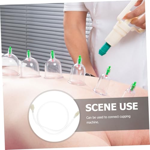 SMASOLO 5Pcs Líneas de Extensión para Máquina de Ventosas Tubos Conectores Durables para Terapia de Ventosas Compatible con Todas las Máquinas de Ventosas Accesorio Esencial para Terapia de Espalda miniatura 7